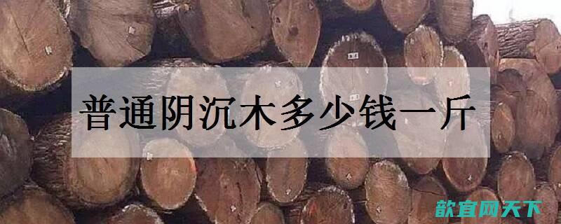 普通阴沉木多少钱一斤